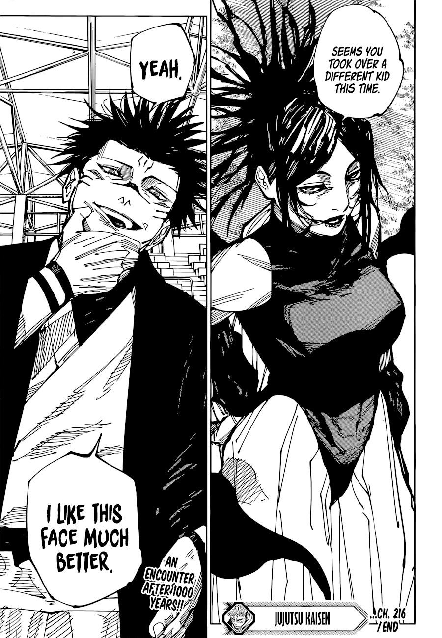 Jujutsu Kaisen Chapter 216 image 18